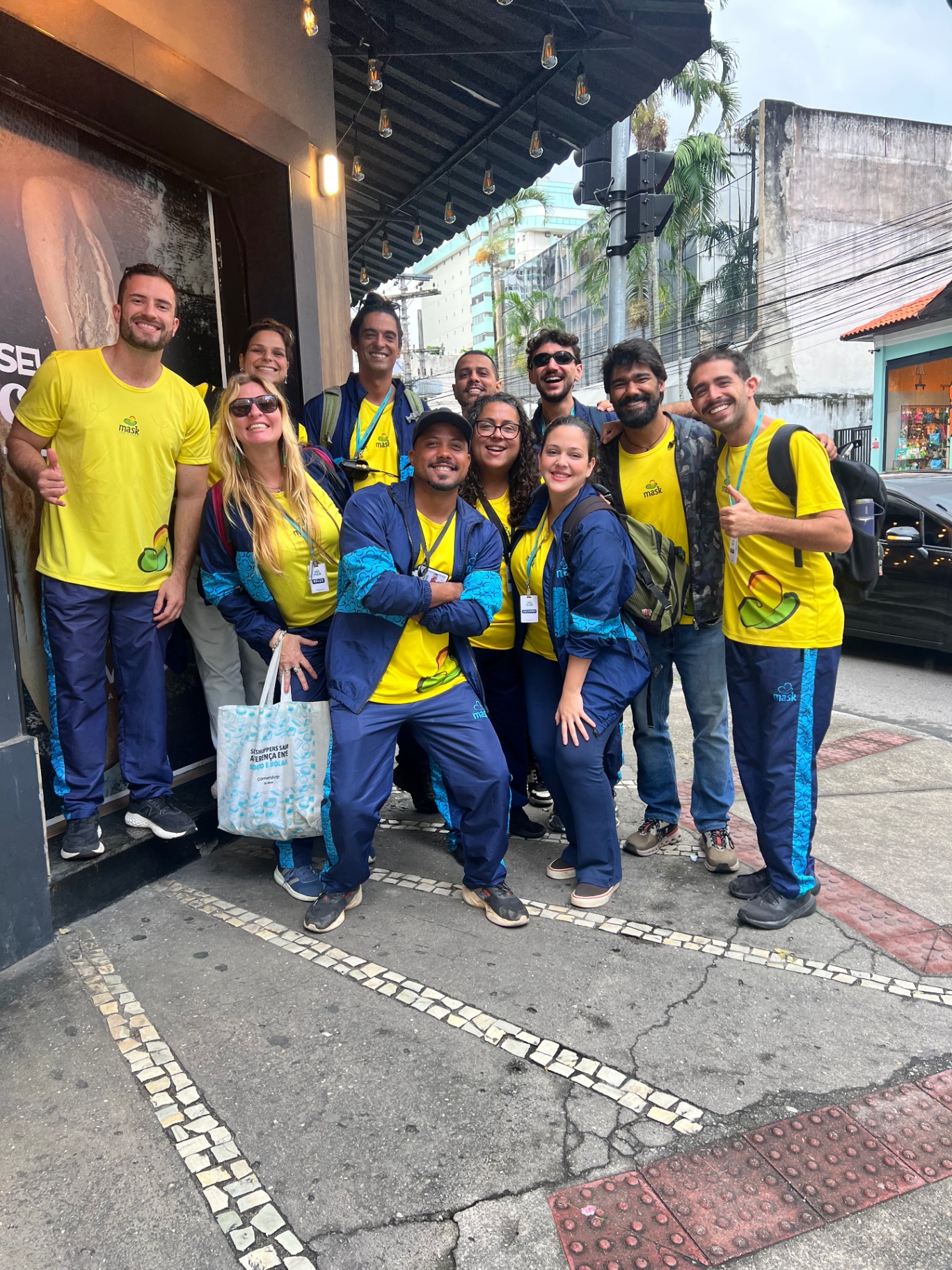 Equipe MASK em atividade pela cidade